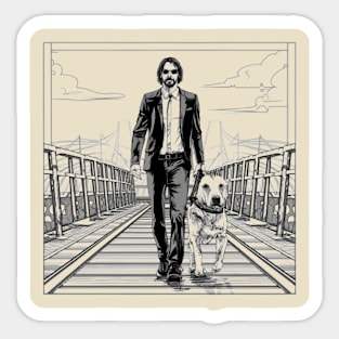 John Wick (bridge) Sticker